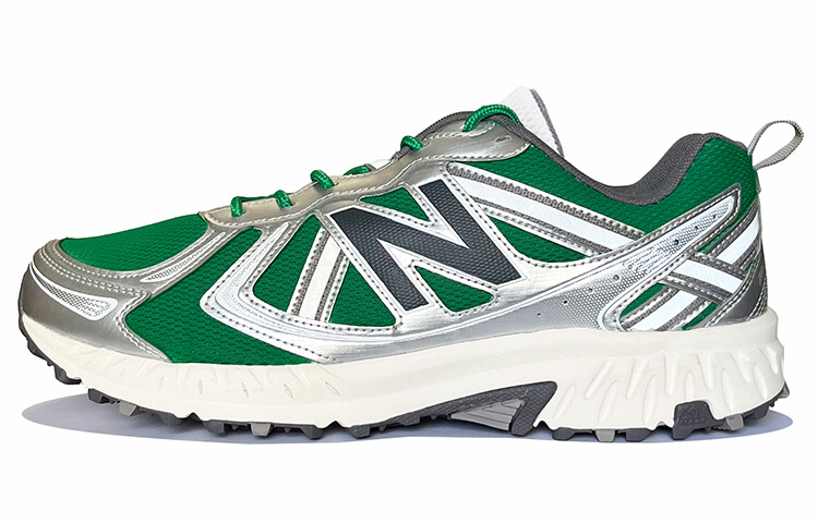 

Кроссовки NB 410 унисекс с низким верхом серебристо-зеленые New Balance