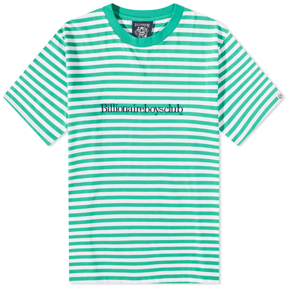 

Футболка в полоску с логотипом Billionaire Boys Club с засечками