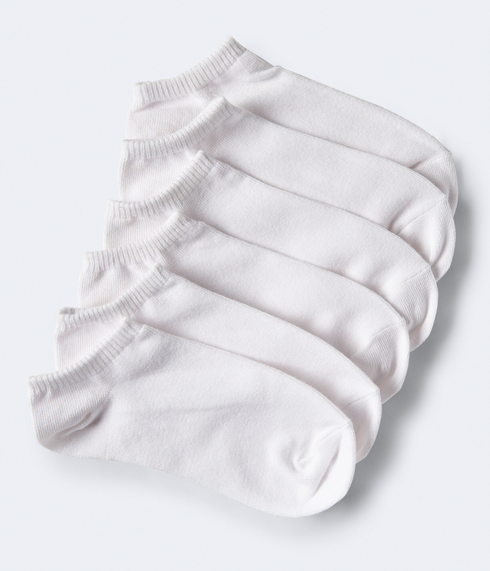 Комплект из 3 однотонных носков до щиколотки Aeropostale, белый