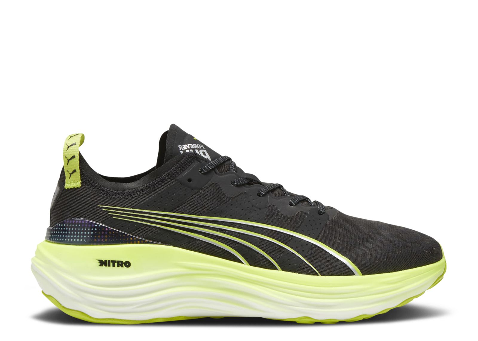 Кроссовки Puma Foreverrun Nitro 'Black Lime Pow', черный