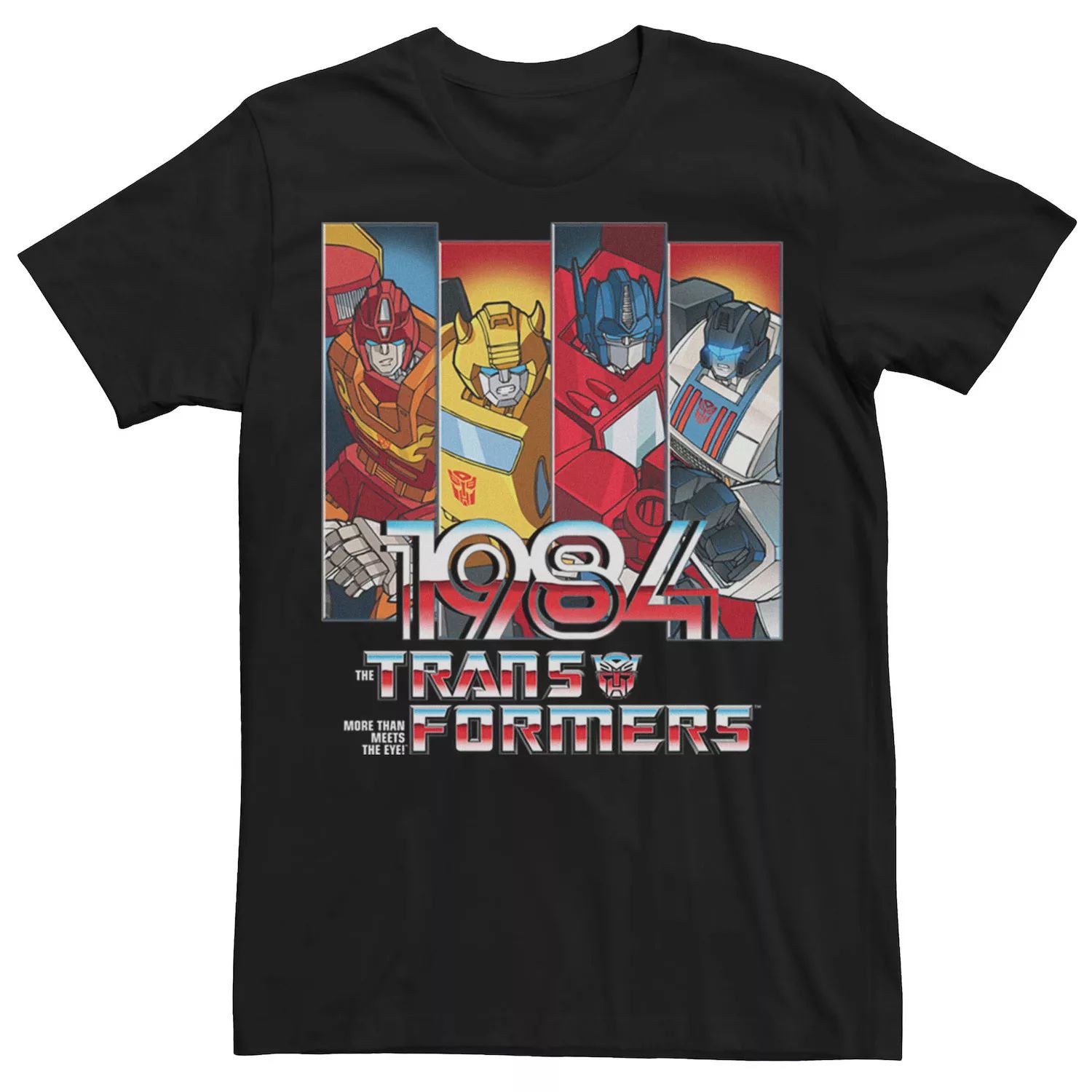 Мужская футболка Transformers 1984 Autobots Panels Licensed Character