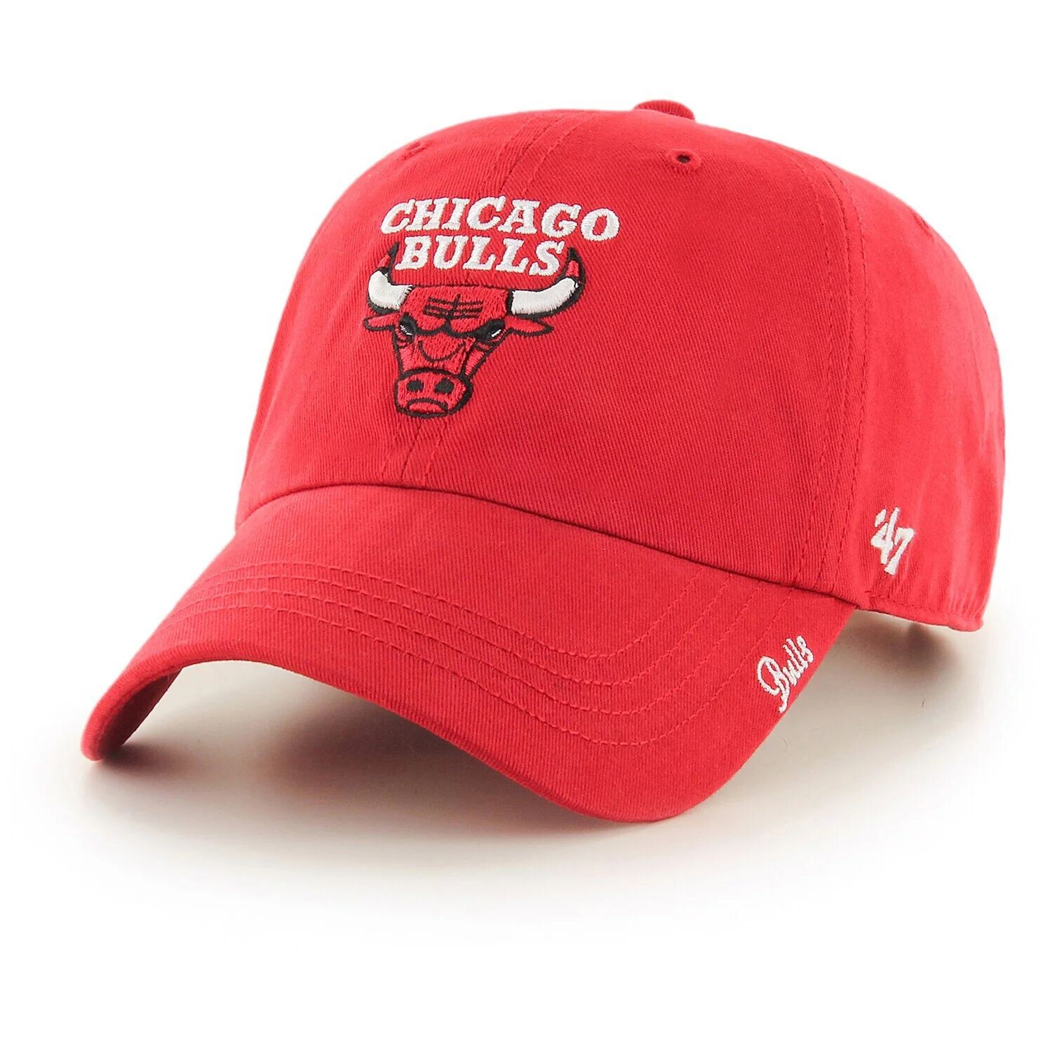 

Женская регулируемая кепка с логотипом Red Chicago Bulls Miata 2047 года
