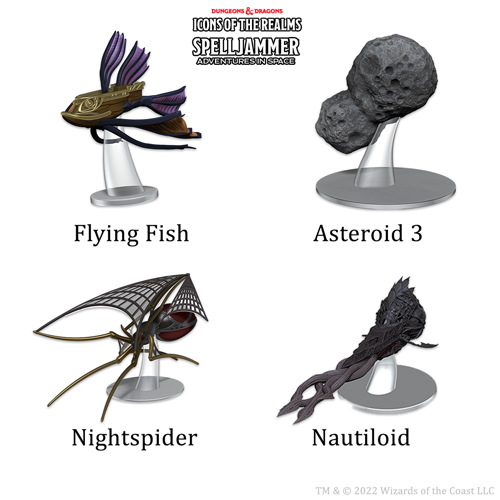 Фигурки D&D Icons Of The Realms Miniatures: Wildspace Ambush – Ship Scale