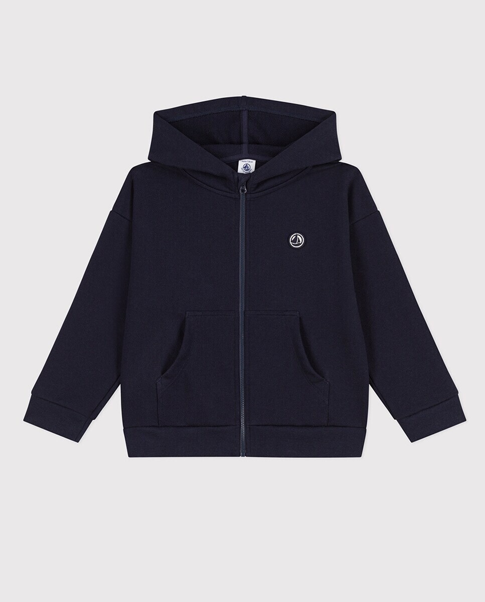 

Толстовка на молнии для мальчиков Petit Bateau, синий