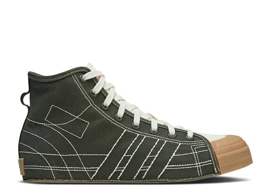 

Кроссовки adidas Y 3 Nizza High, цвет Night Cargo Contrast Stitch