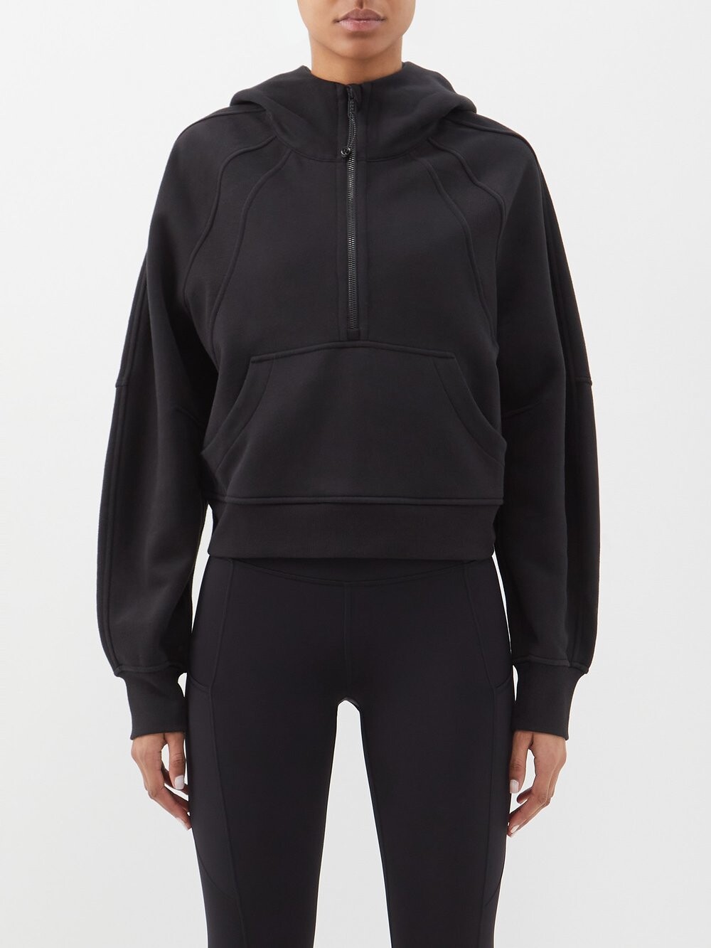 

Толстовка из хлопкового джерси scuba Lululemon, черный