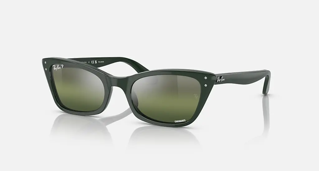 

Солнцезащитные очки Ray-Ban LADY BURBANK, серебряный/зеленый