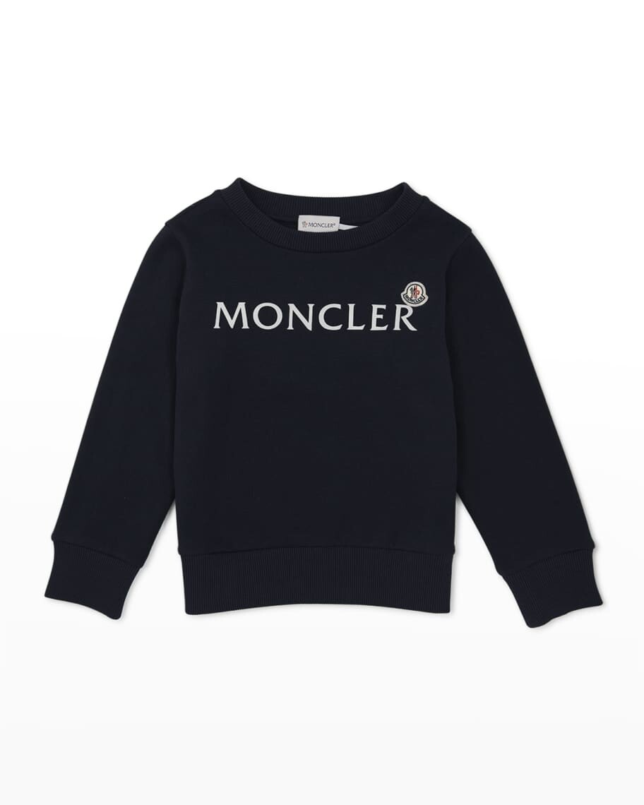

Толстовка для девочек с логотипом на груди, размеры 8-14 Moncler