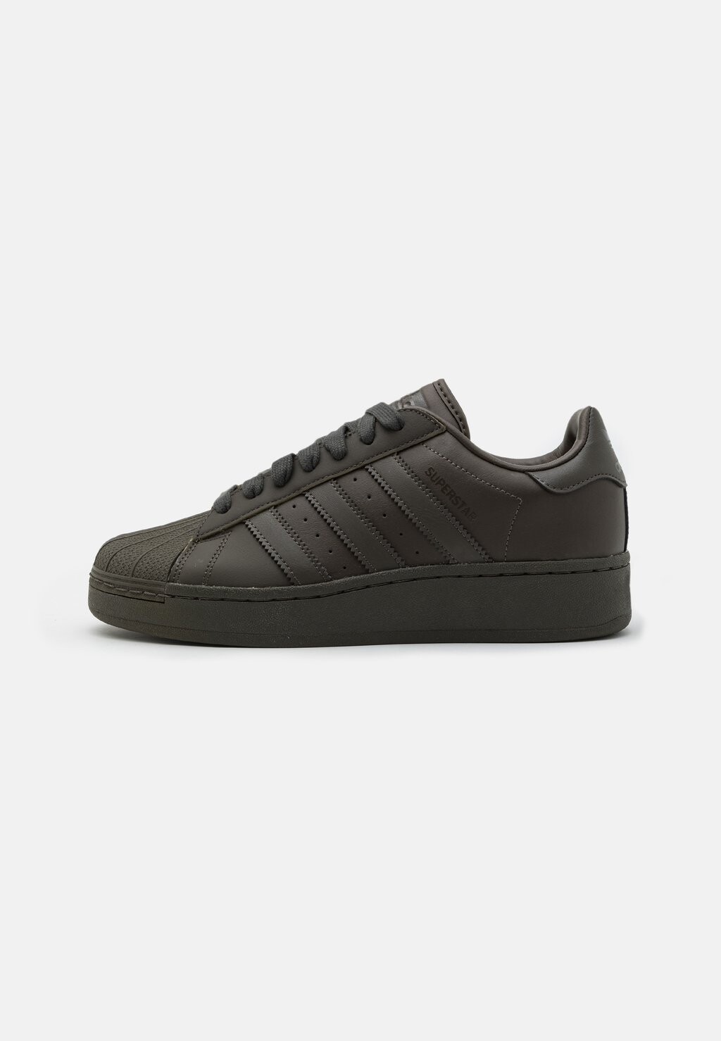 

Низкие кроссовки SUPERSTAR XLG UNISEX adidas Originals, тень оливкового/основной черный
