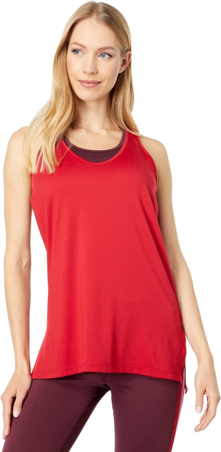

Топ THRIVE SOCIETE High-Low Tank, цвет Red Dahlia
