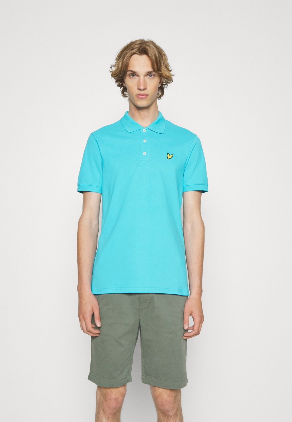 

Рубашка-поло PLAIN Lyle & Scott, синий ожог