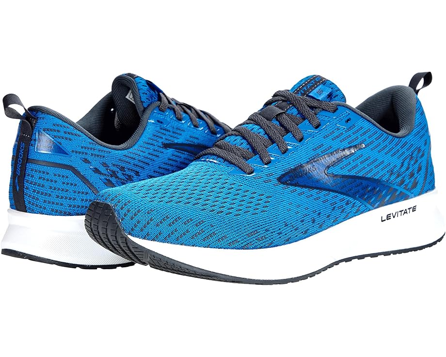 

Кроссовки Brooks Levitate 5, цвет Blue/India Ink/White