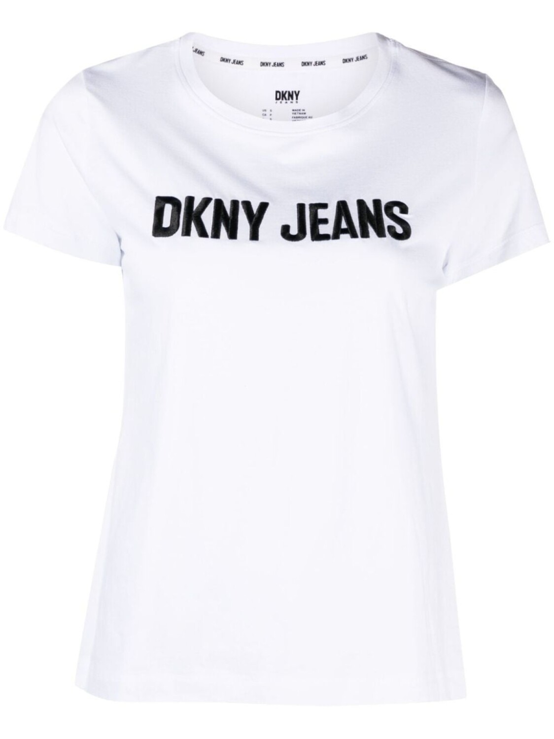 

DKNY футболка с тисненым логотипом, белый