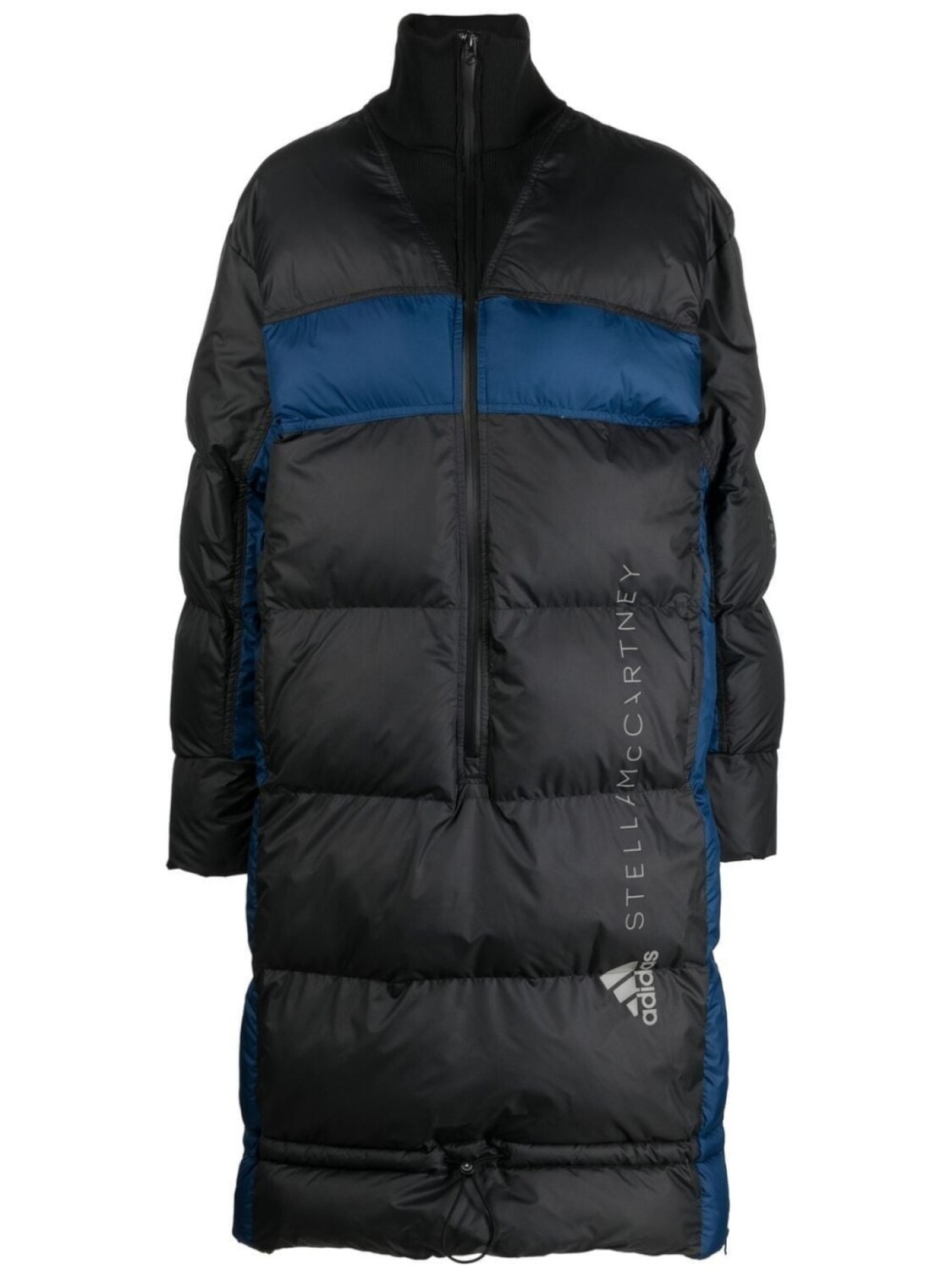 

adidas by Stella McCartney длинный пуховик, черный