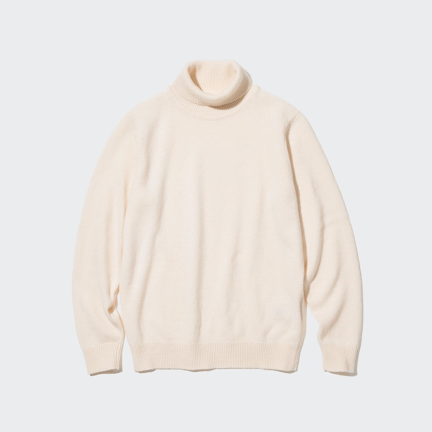 

Джемпер Uniqlo мужской из шерсти ягненка, молочный