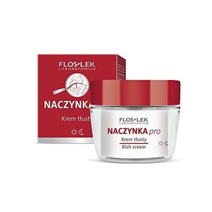

Насыщенный дневной и ночной крем для кожи с расширенными капиллярами 50мл, Floslek Laboratorium