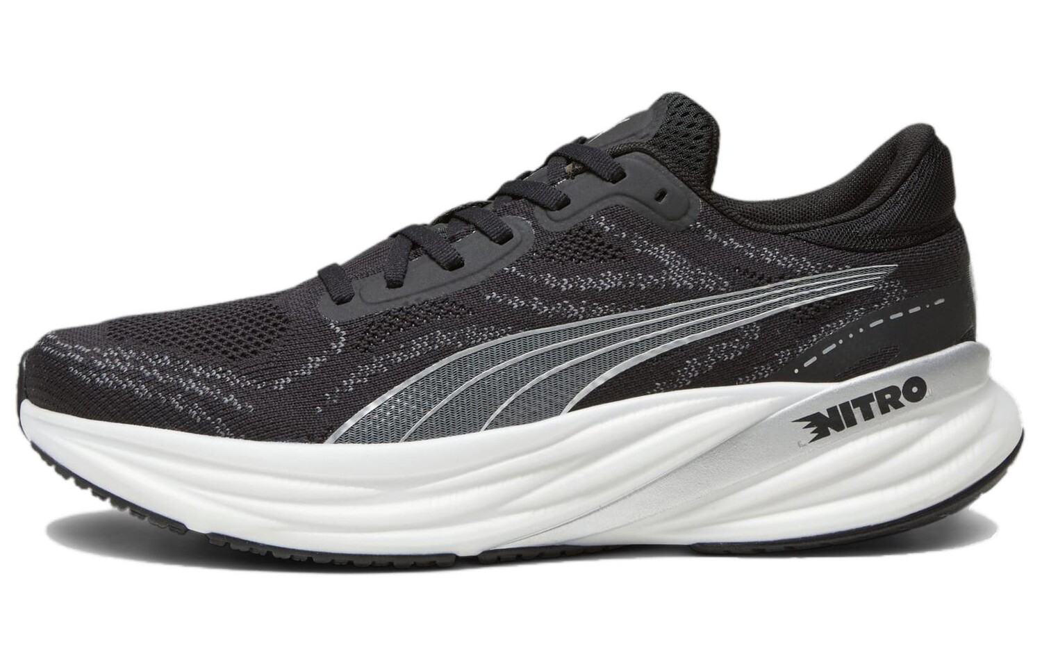 

Кроссовки Puma Magnify Nitro 2 'Black Silver', черный/серый