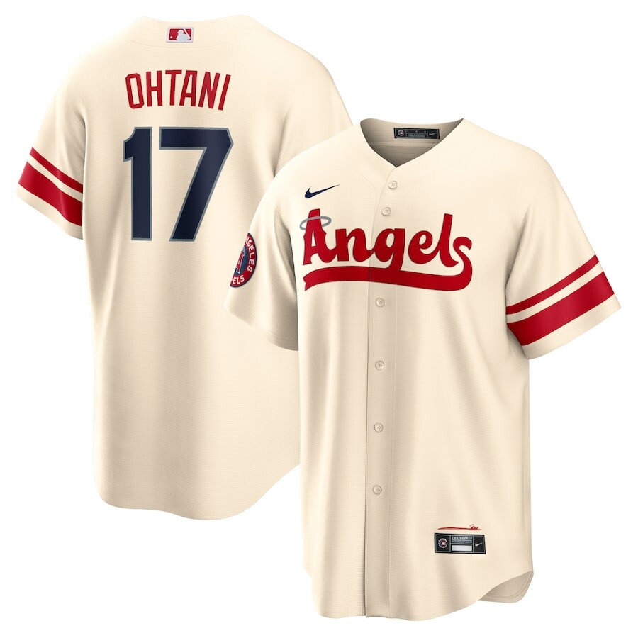 

Джерси Nike Los Angeles Angels, кремовый