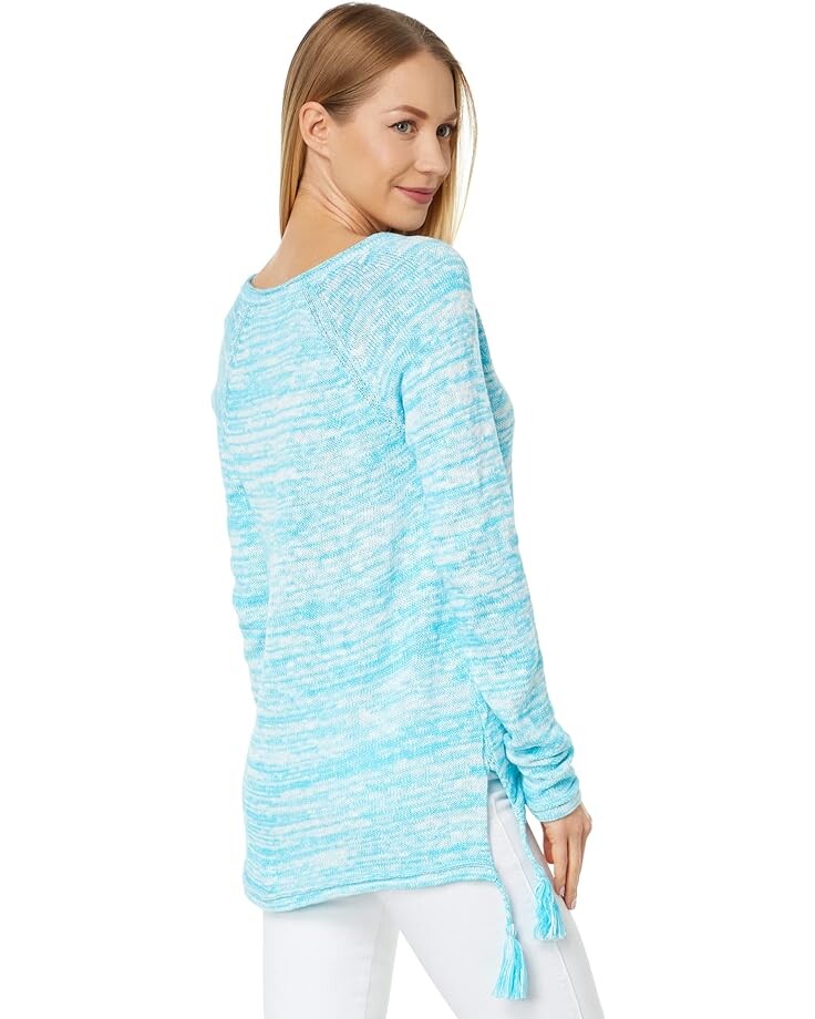 

Свитер Lilly Pulitzer Jody V-Neck Sweater, цвет Amalfi Blue Marl