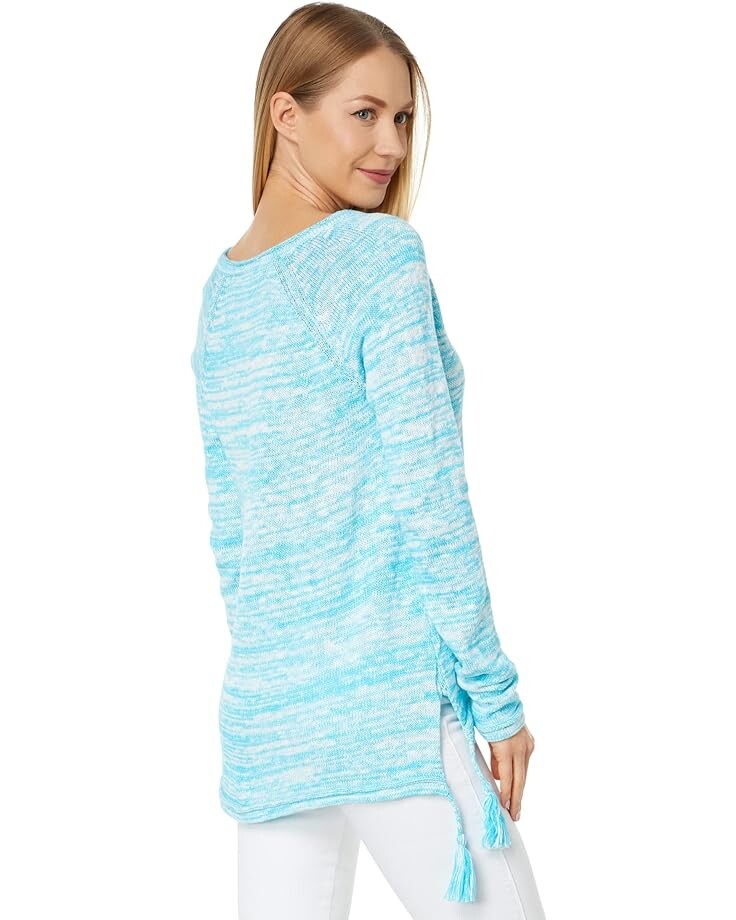 Свитер Lilly Pulitzer Jody V-Neck Sweater, цвет Amalfi Blue Marl