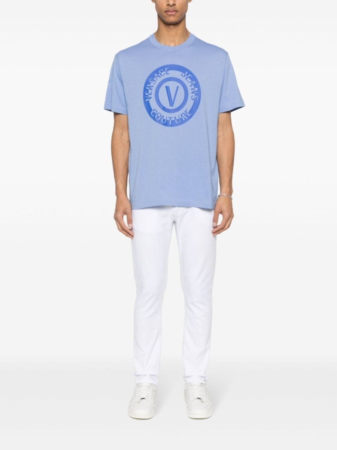 

Versace Jeans Couture футболка с логотипом, синий