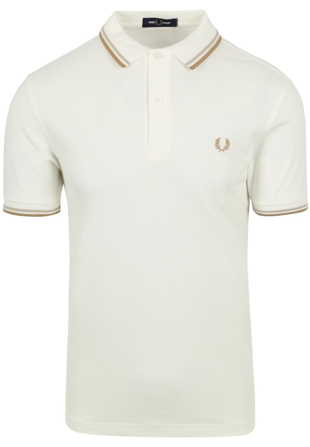 

Поло Fred Perry, кремово-белый