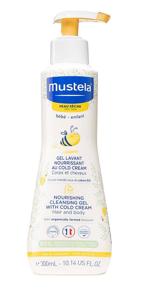 Mustela Bebe z Cold Cream гель для стирки детей, 300 ml дневной крем для детей 200 мл mustela bebe stelatopia emollient cream