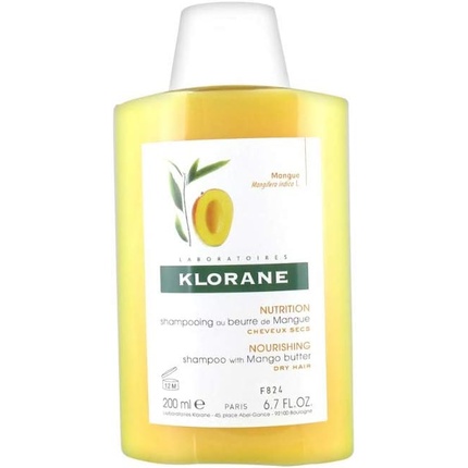 шампунь для волос питательный с маслом манго klorane клоран 200мл Питательный шампунь с маслом манго 200мл, Klorane