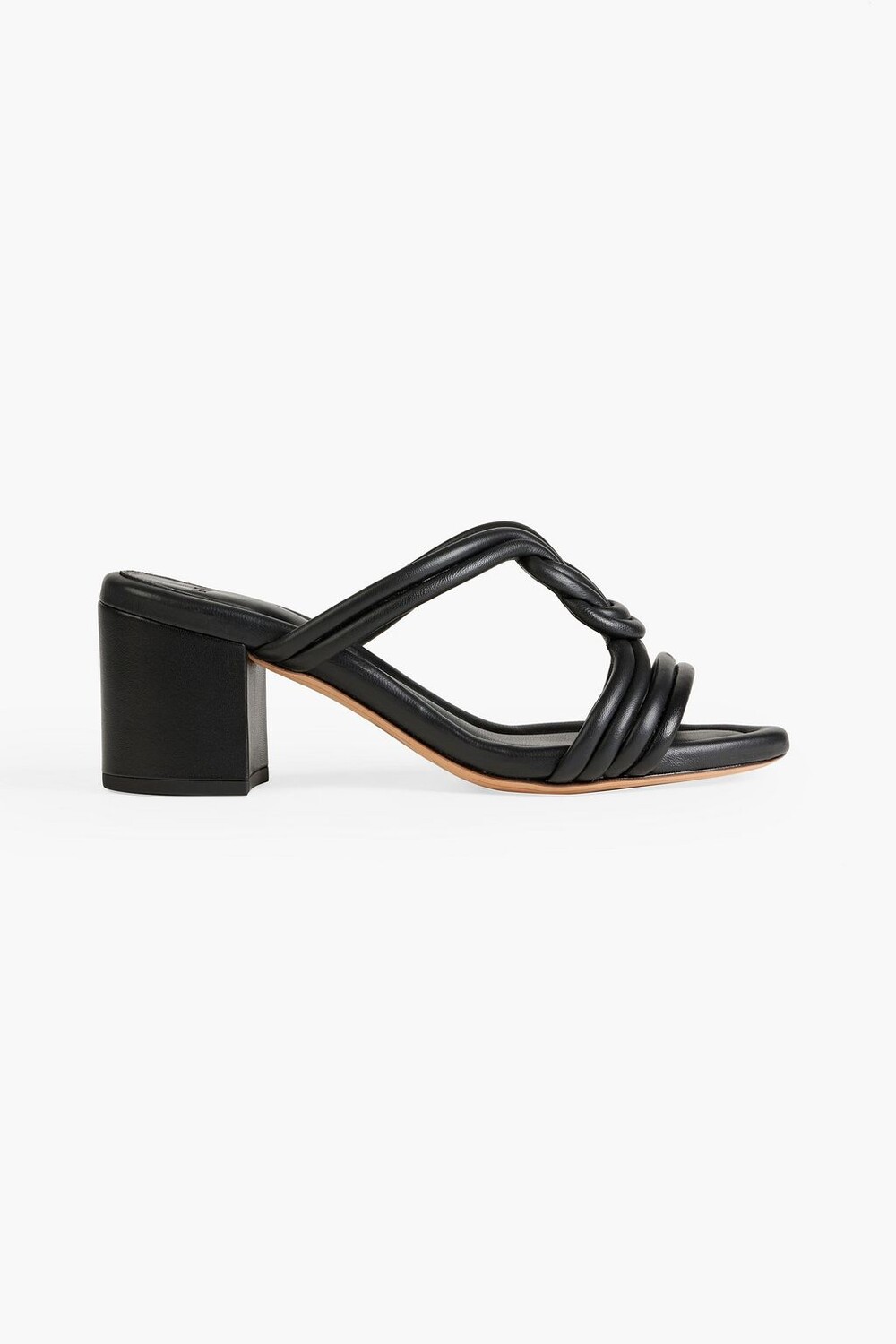 

Кожаные мюли Vicky 60 с узлом ALEXANDRE BIRMAN, черный