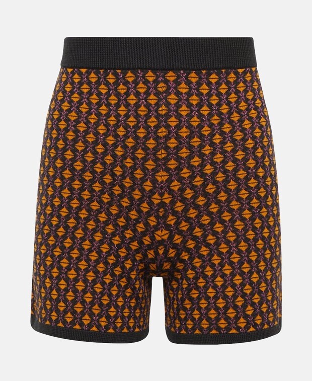 

Шерстяные шорты Dries Van Noten, черный