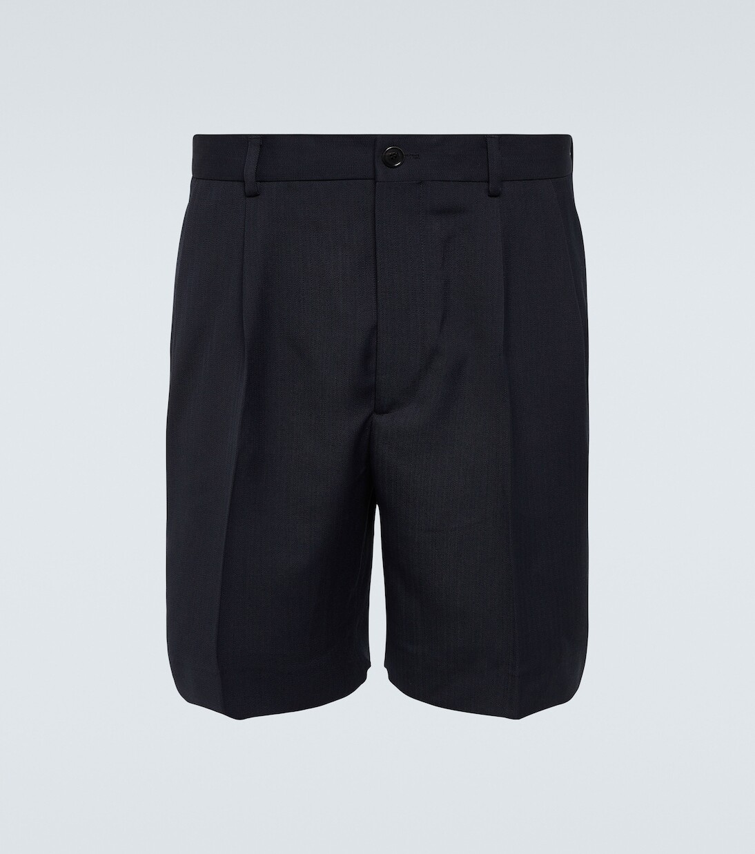 

Шорты radd из смесовой шерсти Acne Studios, синий