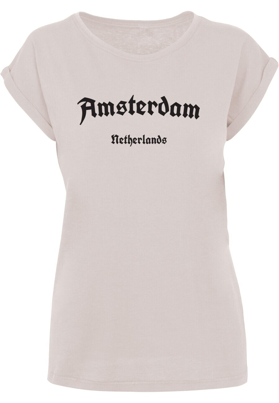 

Футболка Merchcode AMSTERDAM, розовый