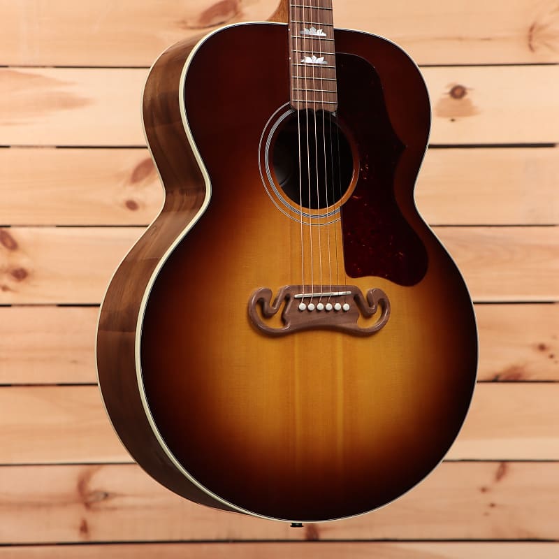 Акустическая гитара Gibson SJ-200 Studio Walnut - Walnut Burst - 22193028 - PLEK'd gibson sj 200 studio walnut walnut burst 100