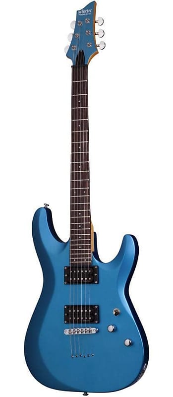 

Электрогитара Schecter C-6 Deluxe Electric Guitar, Satin Metallic Light Blue, 431