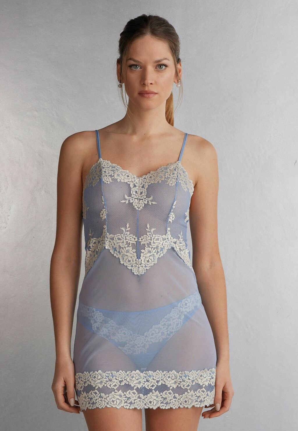 

Ночная рубашка Intimissimi, синий меланж