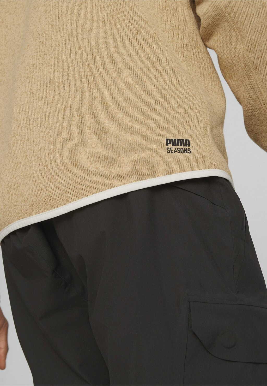 

Флисовая толстовка Seasons Puma, цвет sand dune heather
