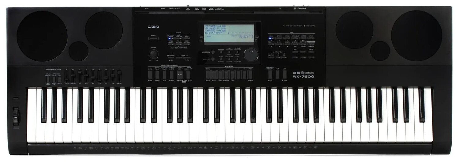 

Портативный аранжировщик Casio WK-7600 с 76 клавишами