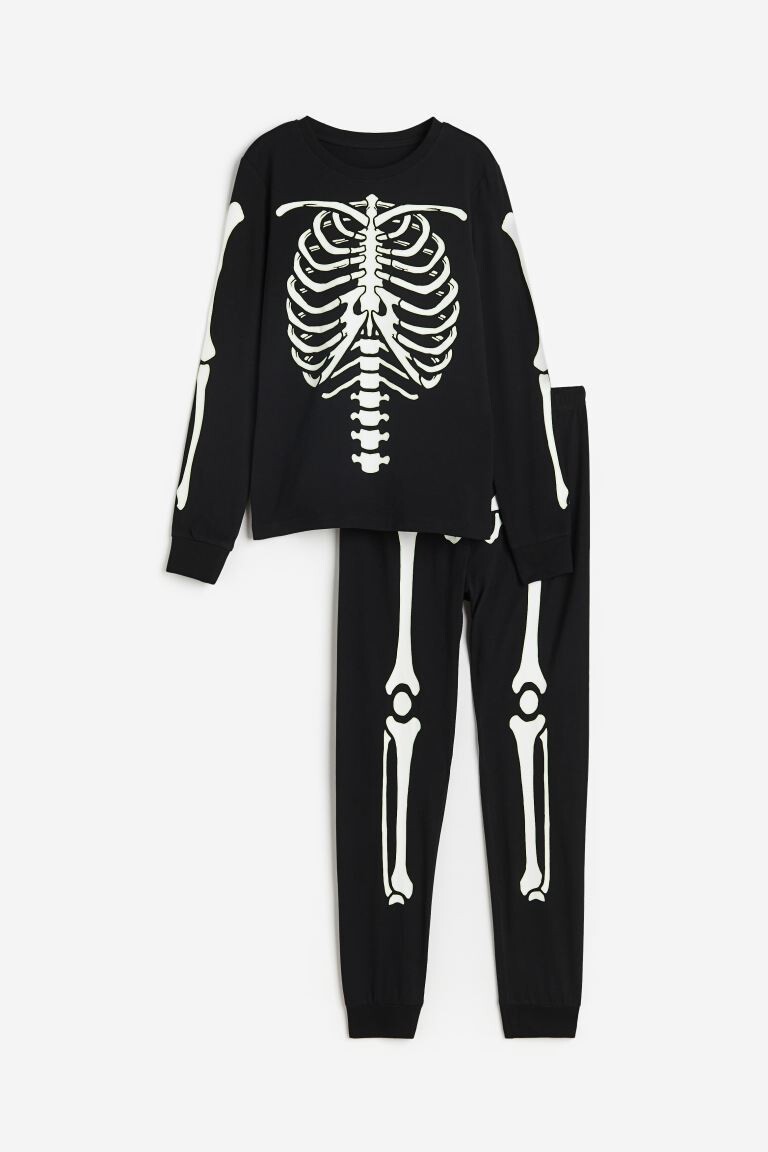 

Пижамный комплект с принтом H&M