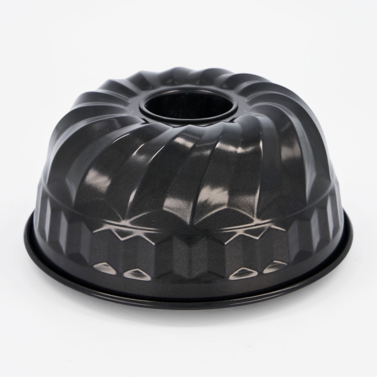 Черная декоративная форма для торта 23,5х9см Tala