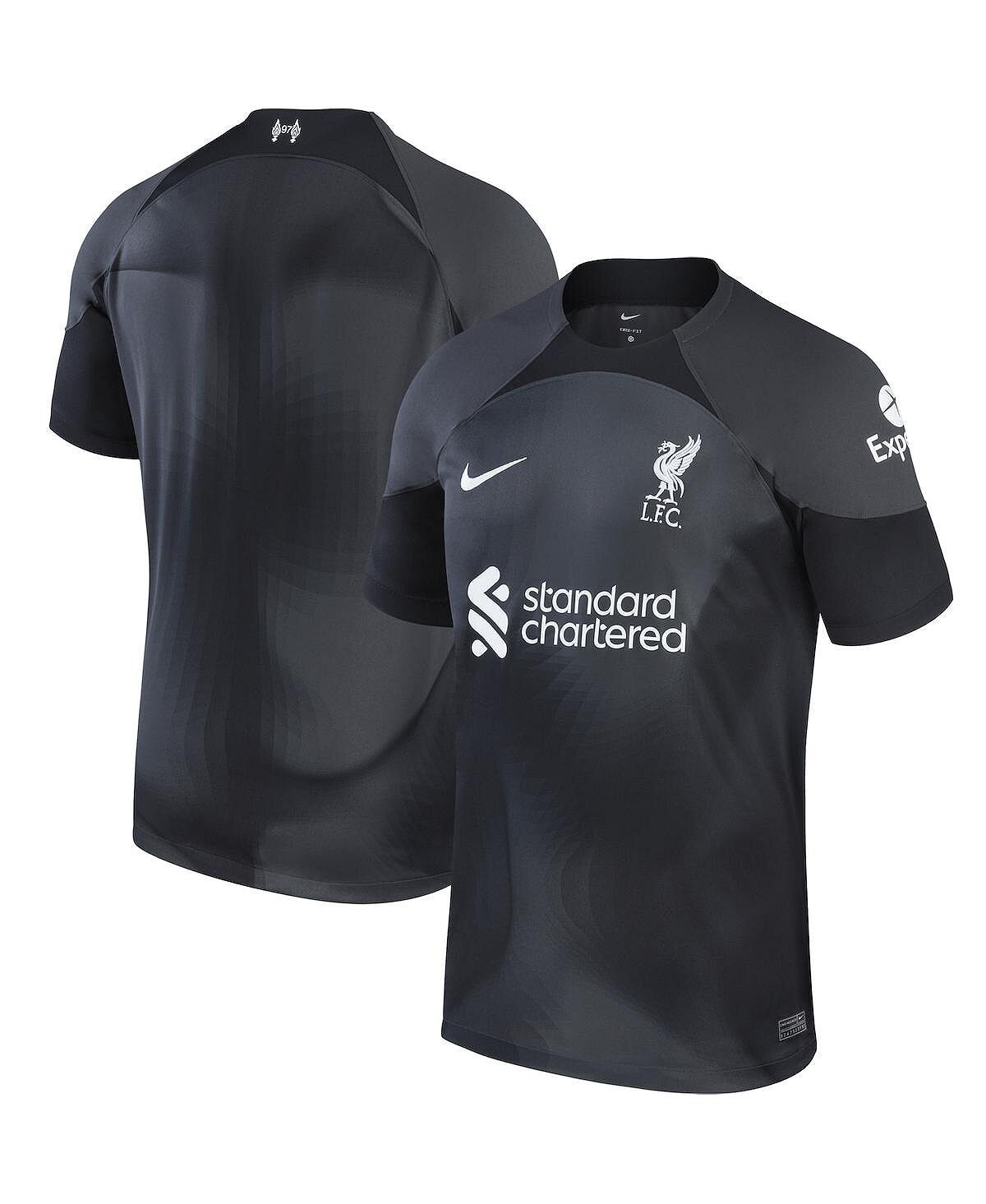 

Мужская серая футболка вратаря Liverpool 2022/23, реплика Nike, Серый