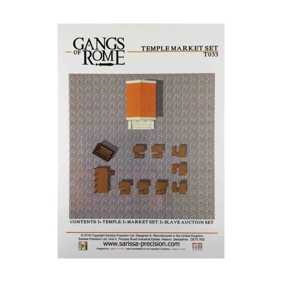 

Рыночный набор Римского храма, Gangs of Rome - Core & Assorted (28mm)