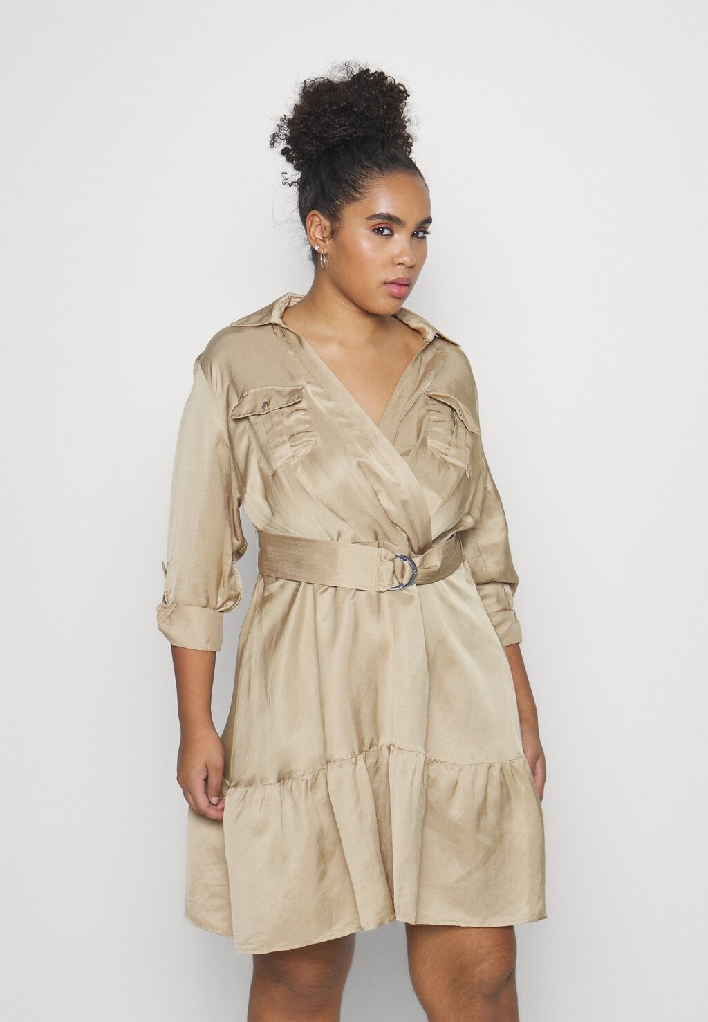 

Платье-рубашка MAGOMYR Lauren Ralph Lauren Woman, светло-коричневый