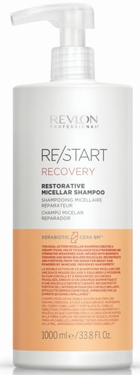 Восстанавливающий мицеллярный шампунь 1000 мл REVLON RESTART, Revlon Professional