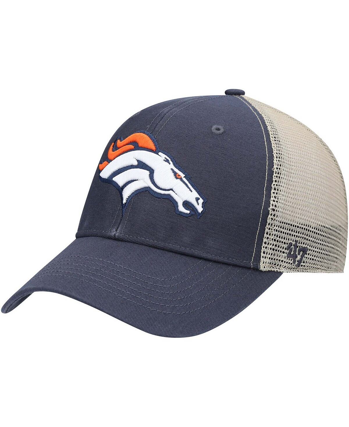 

Мужская темно-синяя кепка Snapback Denver Broncos Flagship MVP '47 Brand