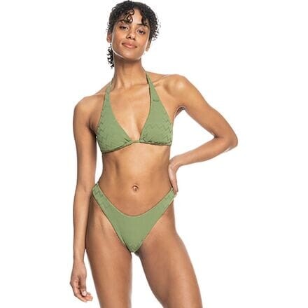 

Плавки бикини Current Coolness Cheeky HL женские Roxy, цвет Loden Green