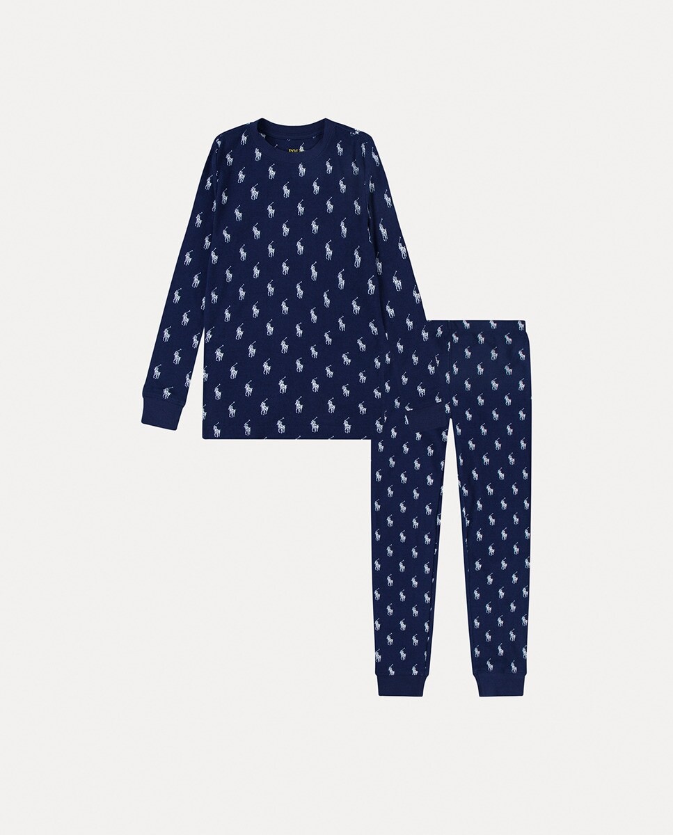 

Пижама для мальчика с длинными рукавами Polo Ralph Lauren, синий