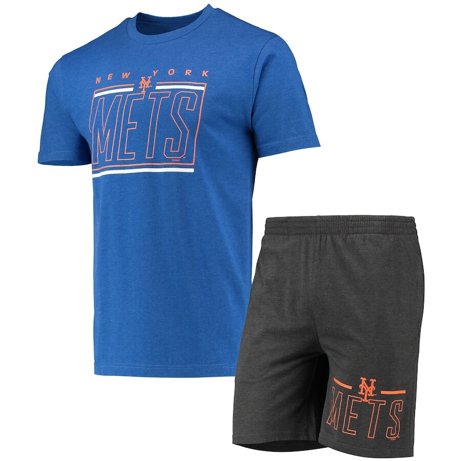 

Пижамный комплект Concepts Sport New York Mets, угольный