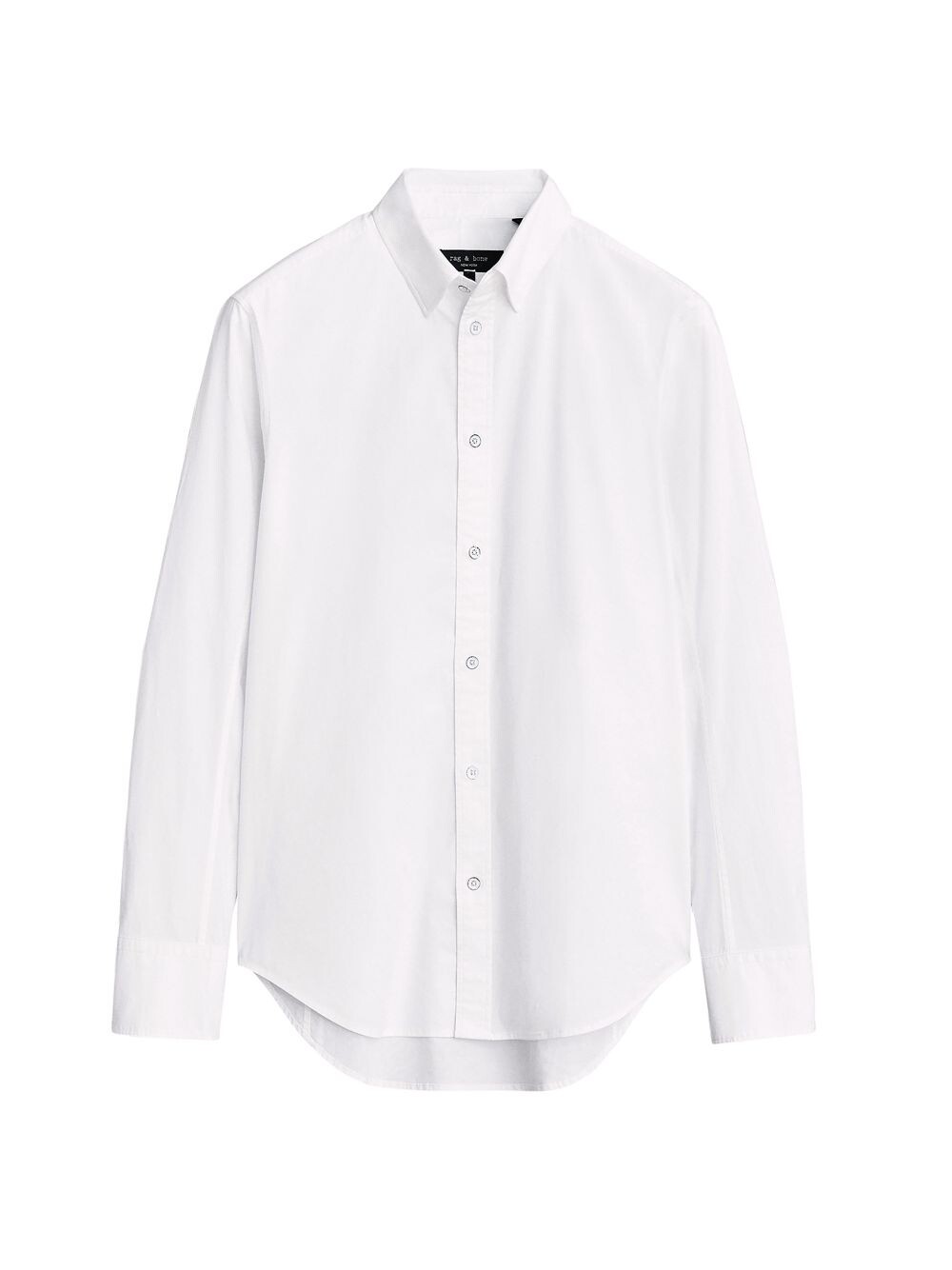 

Рубашка Зака Поплина rag & bone, белый