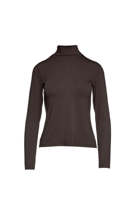 

Pull brun à Manches длинное и колье-поло Conquista, коричневый
