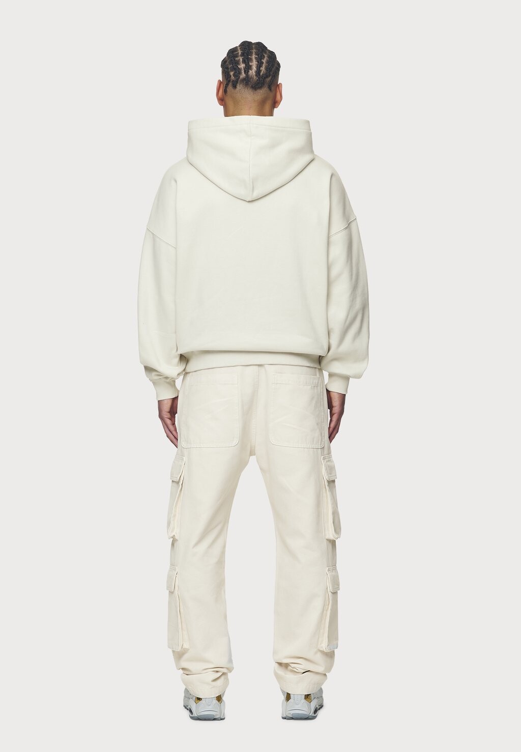 

Свитшот Lobos Boxy Hoodie Pegador, стираный соленый крем